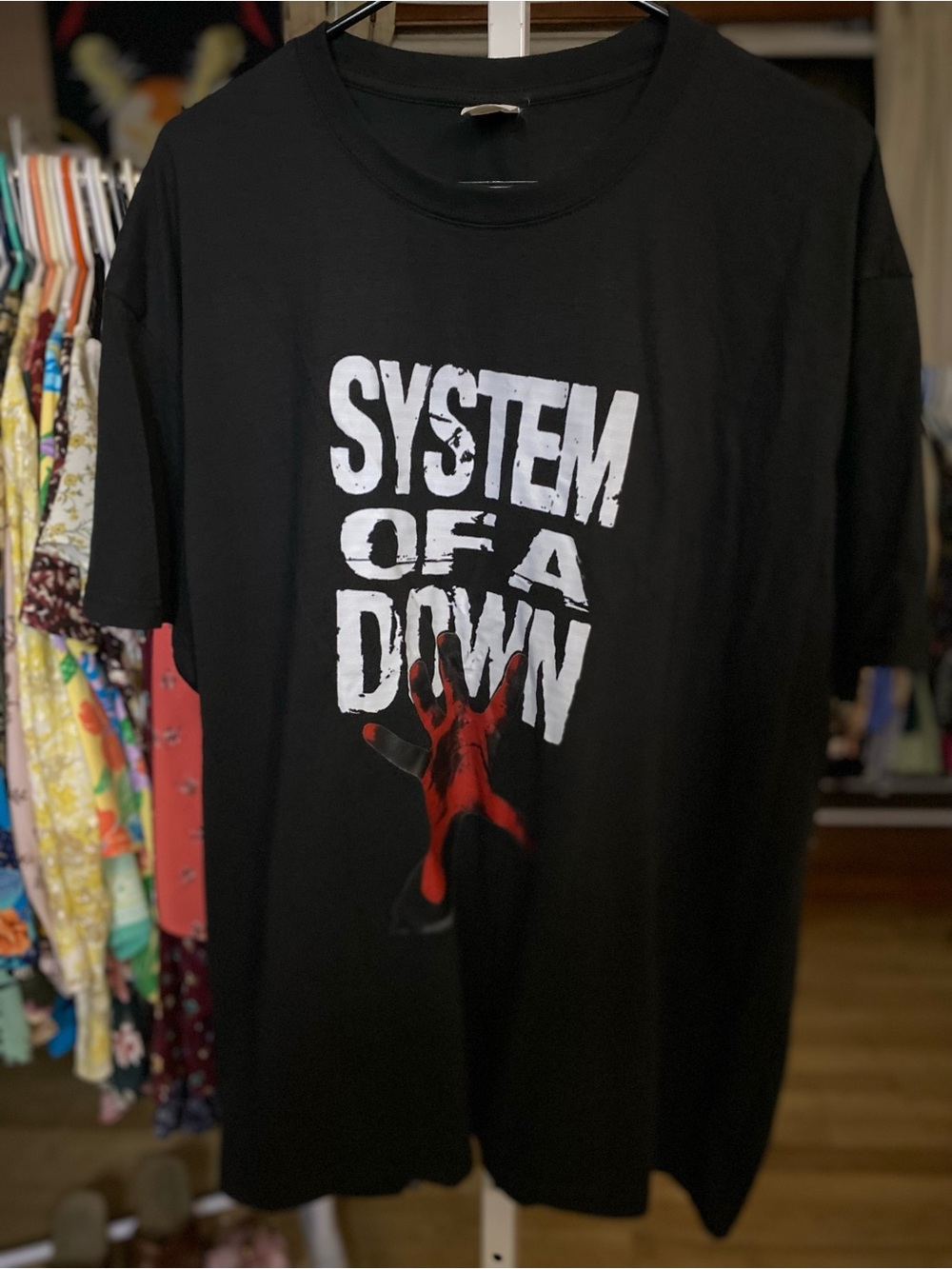 System Of A Down Black Graphic Band T‑Shirt